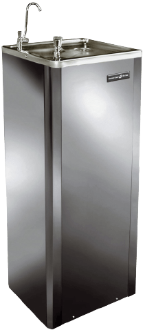 bebedero de acero inoxidable ecofilter con purificador de agua