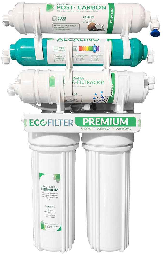 purificador de agua ecofilter premium de 5 etapas